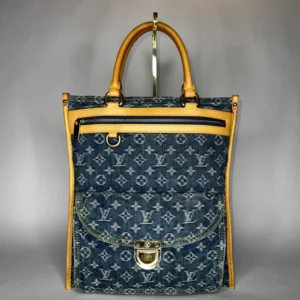 Louis Vuitton Sac Plat Monogram Denim ( Limited )